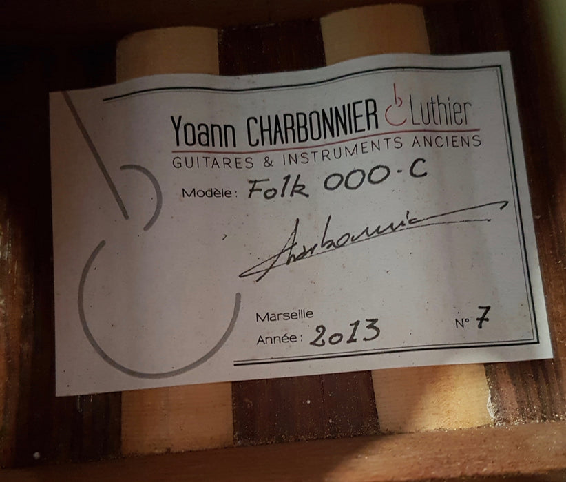 Yoann Charbonnier 000-C Natural 2013