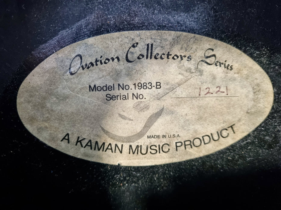 Ovation Collector Series 1983-B