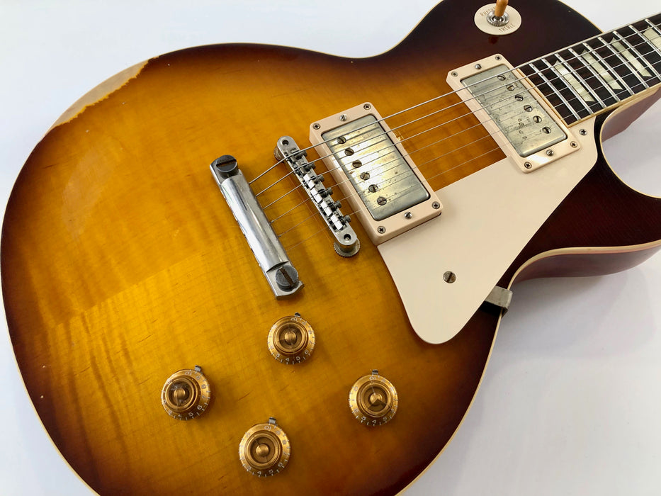 Gibson Les Paul reissue 1959 Aged Faded Tobacco Burst 2013