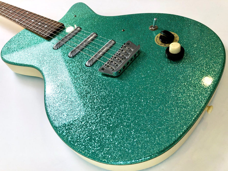 Danelectro U-3 Turquoise Sparkle 56