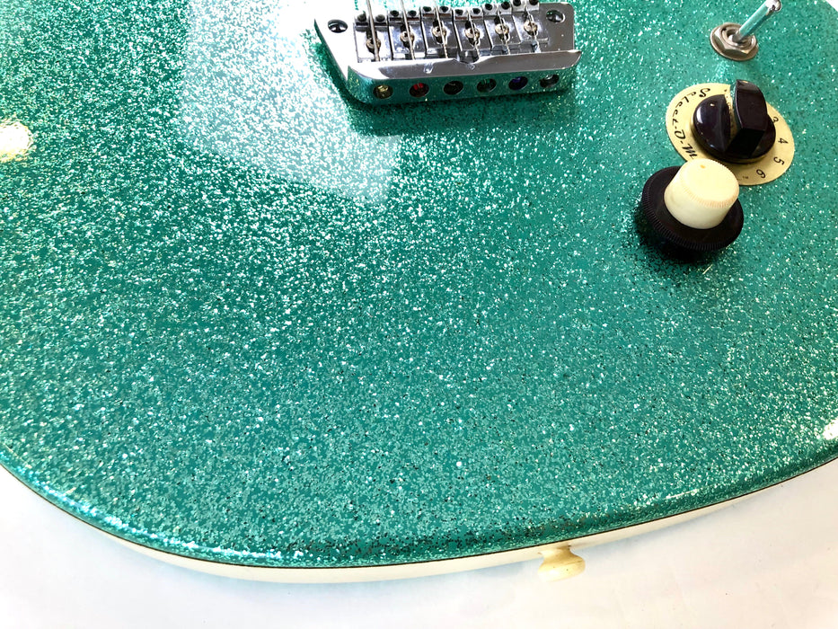 Danelectro U-3 Turquoise Sparkle 56