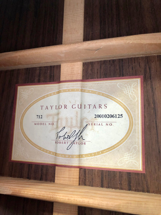 Taylor 712 Natural 2001