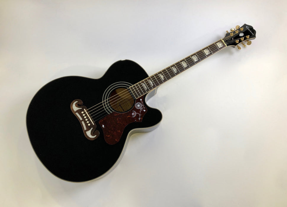 Epiphone EJ-200SCE Ebony 2015