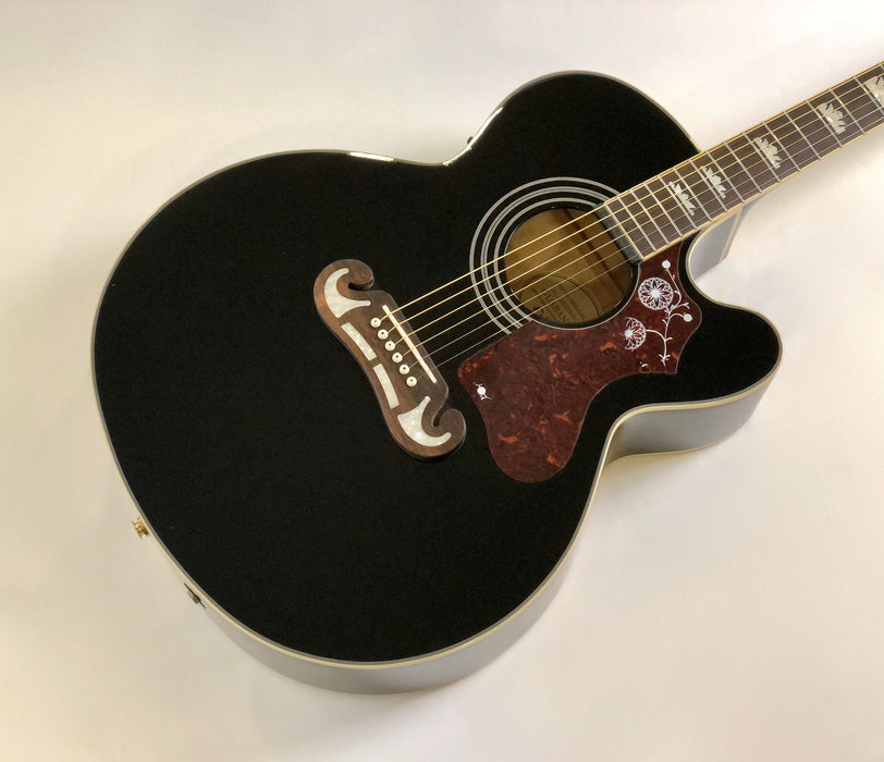 Epiphone EJ-200SCE Ebony 2015