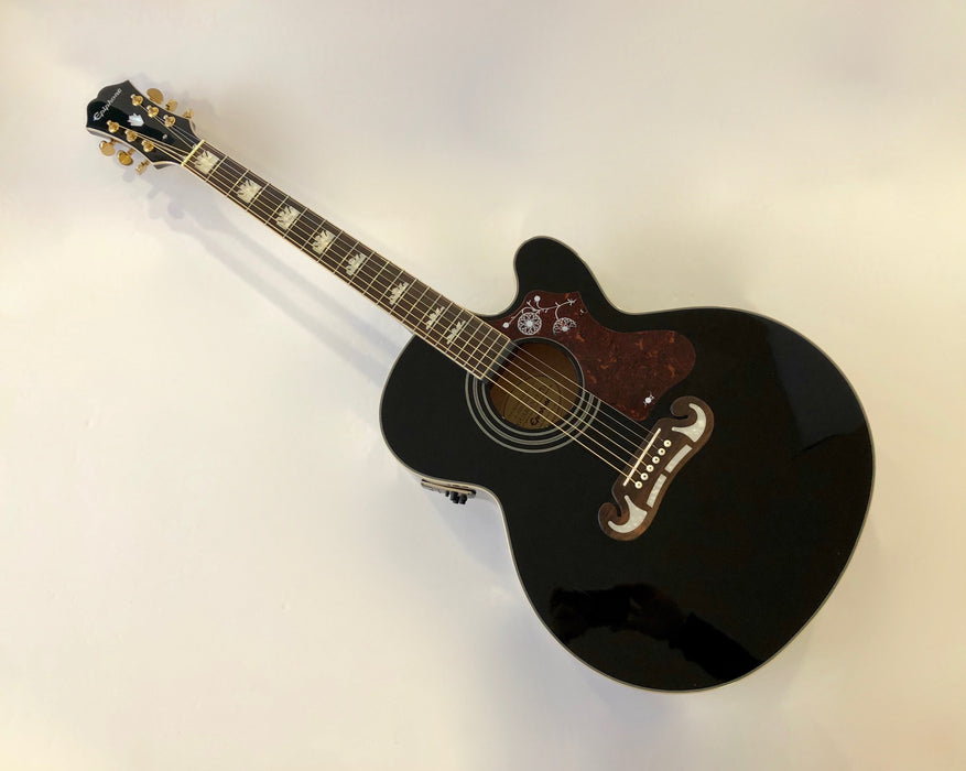 Epiphone EJ-200SCE Ebony 2015