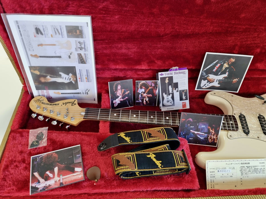 Fender Stratocaster ST72-145RB Ritchie Blackmore signature Olympic White 2004