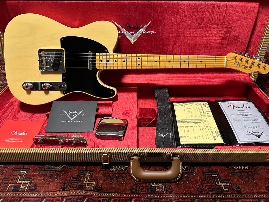 Fender Custom Shop '52 Telecaster NOS Timemachine 2023 Faded Nocaster Blonde