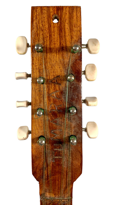 Tahitian Double Neck Ukulele Tumaraa Raiatea from 1992