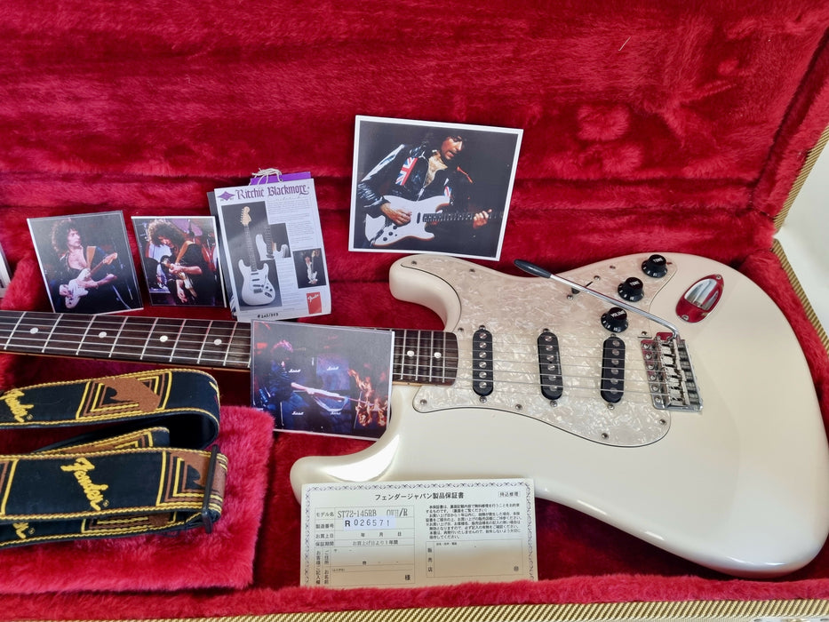 Fender Stratocaster ST72-145RB Ritchie Blackmore signature Olympic White 2004