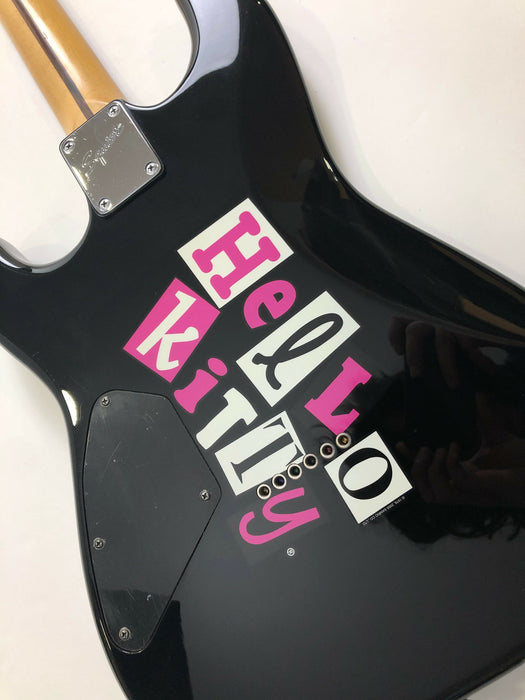 Squier Strat Hello Kitty Black 2006