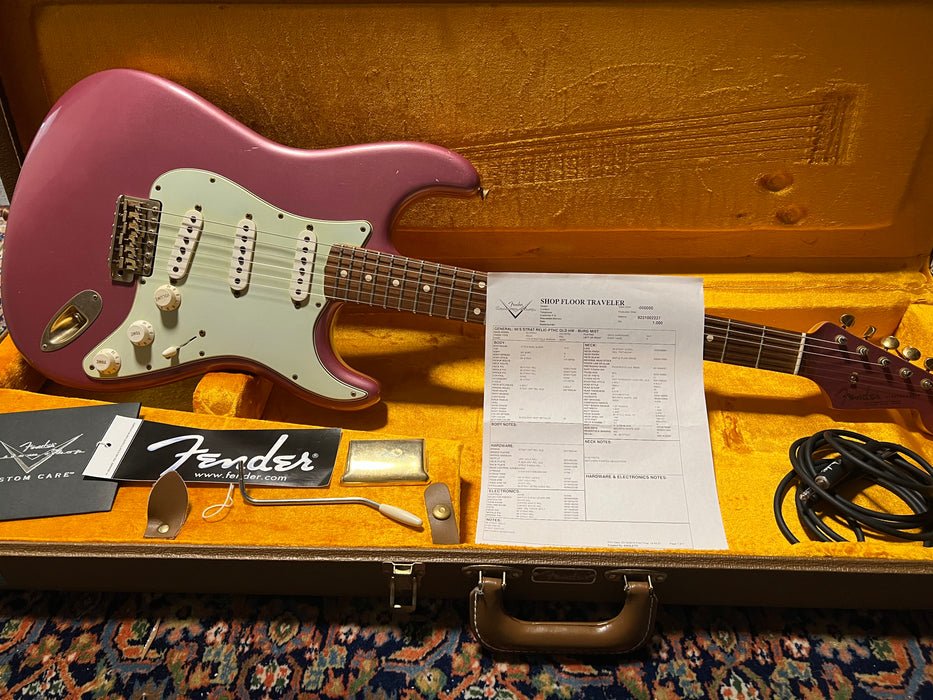 Fender Custom Shop '60 Reissue Stratocaster Relic 2013 Burgundy Mist