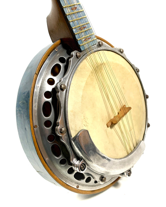 Banjo-Mandoline (Banjoline) Atelier Jacobacci Décoré de 1947