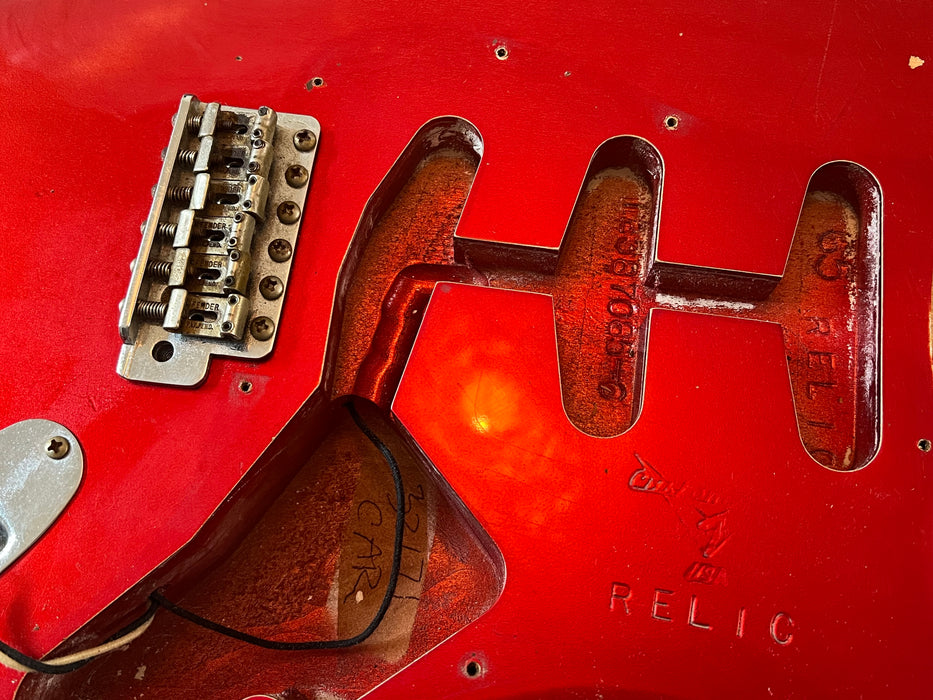 Fender Custom Shop '65 Reissue Stratocaster Journeyman Relic 2020 Candy Apple Red