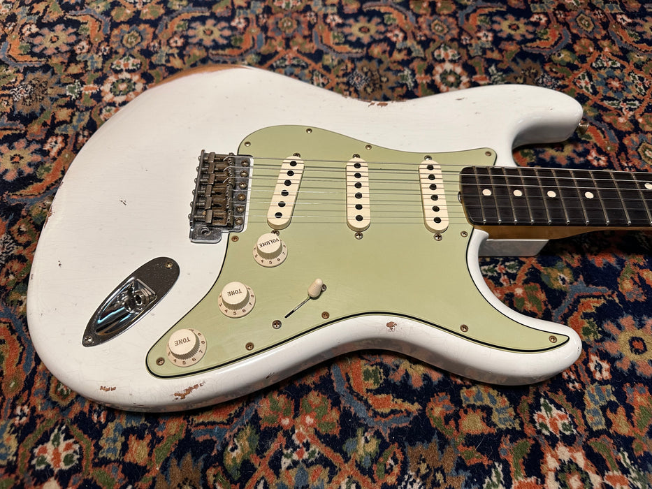 Fender Custom Shop '63 Reissue Relic Stratocaster 2023 Olympic White