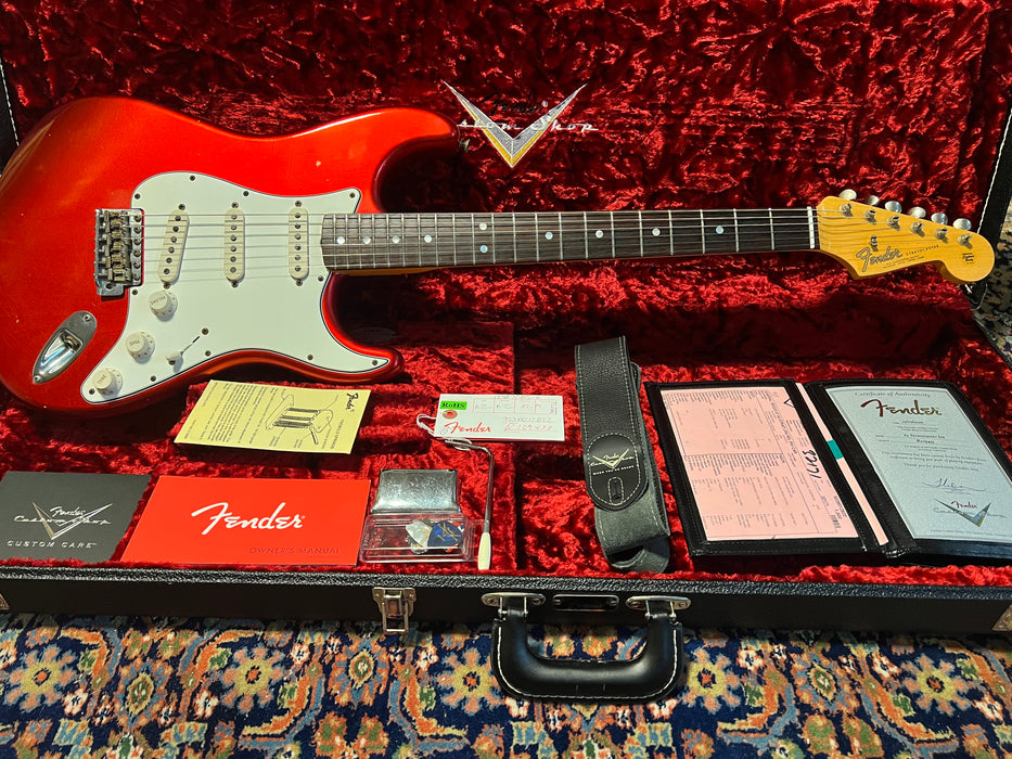 Fender Custom Shop '65 Reissue Stratocaster Journeyman Relic 2020 Candy Apple Red